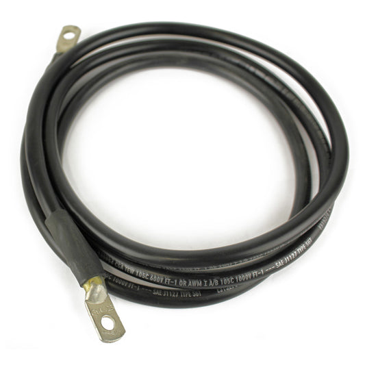 2-70075 : Fil, 4GA noir avec cosses 5/16 po à 1/4 po-70 po