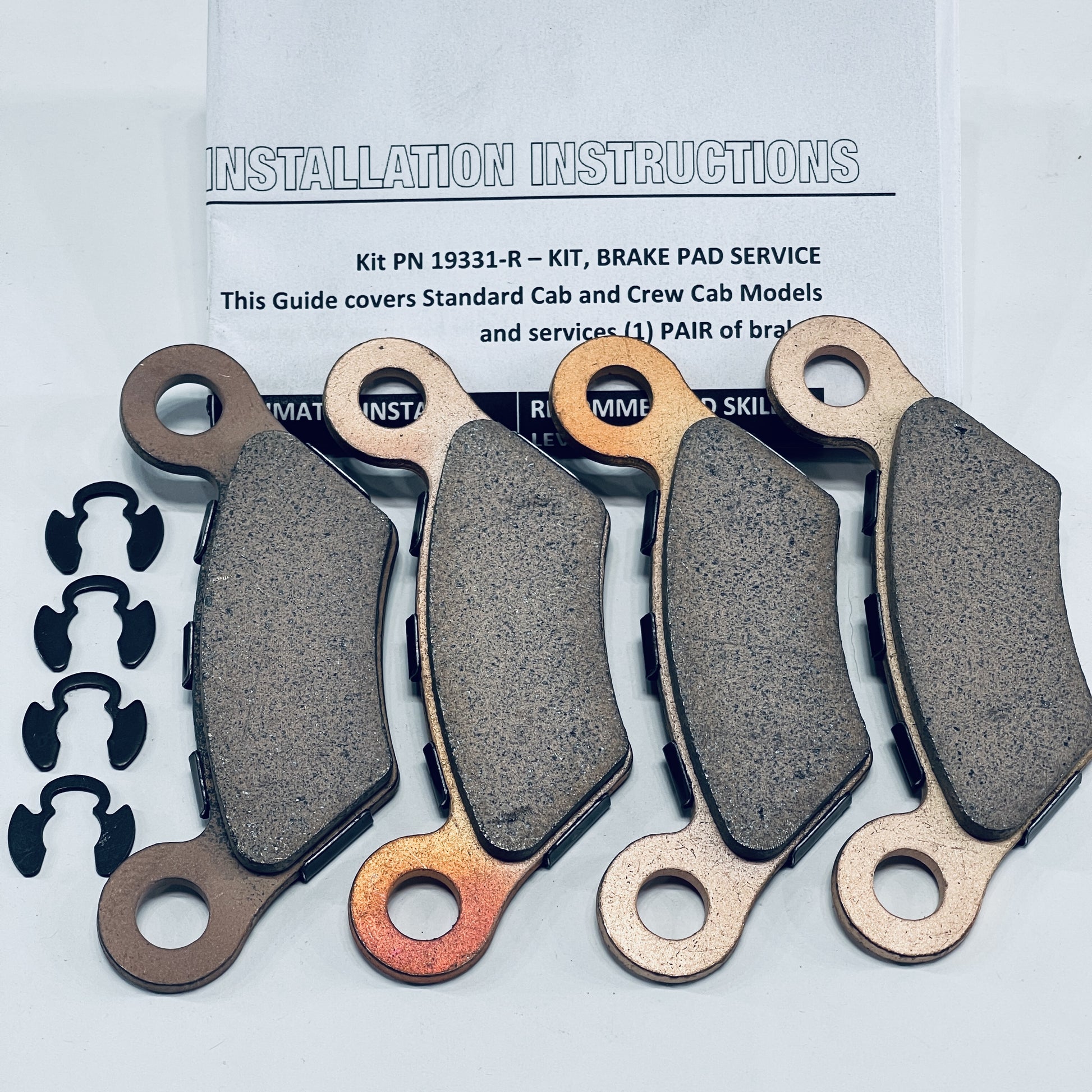 Part# 19331-R Brake Pad Set (4-Pads)