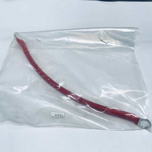 12351 : BATTERY CABLE RED 10IN .25/.375 INS