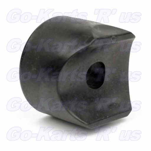 15475 : Endcap,  Bar - 1.125 inch Black Plastic