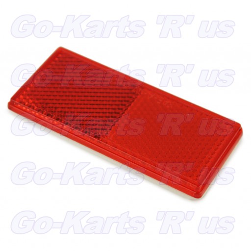 2-70150 : Reflector-UTV #RE10RB (RED)-Adhesive Back