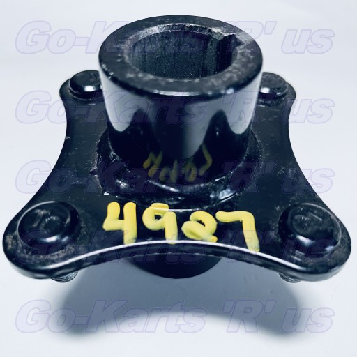 4927 : Wheel Hub w/ Studs Installed 1in Bore - Keyway