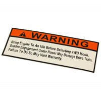 Part# 2-60161 Decal