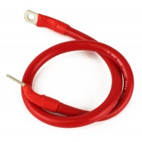 2-69902 : Battery Cable,  -#4  Red 20 In (5/16-3/8)