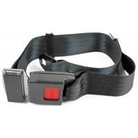 8850 : Lap Belt 1 12x36 W12 Blk Sleeve