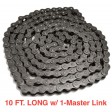 Drive / Roller Chain Size 40 - 1R PowerSport {10ft Length}