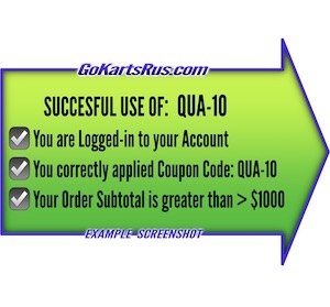 Correct us of Coupon Code: QUA-10