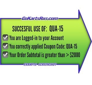 Correct us of Coupon Code: QUA-15